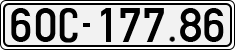 License plate of Vietnam, Cars