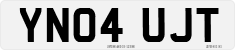 License plate of the United Kingdom, 2001 year system