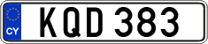 License plate of Cyprus, Regular plates