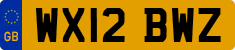 License plate of the United Kingdom, 2001 year system