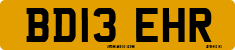 License plate of the United Kingdom, 2001 year system