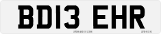 License plate of the United Kingdom, 2001 year system