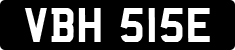 License plate of the United Kingdom, 1963 year system