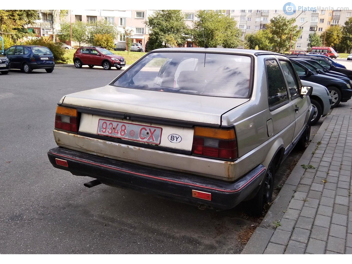 9348 CX, Volkswagen Jetta 2nd gen 4-door Sedan (1G), 1984–1992 (­–1997 for CN-market)
