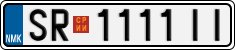 License plate of North Macedonia, Regular plates (2012)