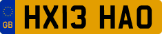 License plate of the United Kingdom, 2001 year system
