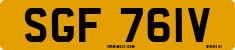 License plate of the United Kingdom, 1963 year system