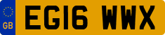 License plate of the United Kingdom, 2001 year system