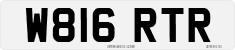 License plate of the United Kingdom, 1983 year system