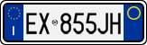 License plate of Italy, Cars (1994 year series)