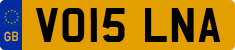 License plate of the United Kingdom, 2001 year system