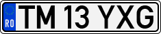 License plate of Romania, Regular plates