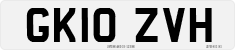 License plate of the United Kingdom, 2001 year system