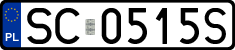 License plates of Poland, Regular car plates