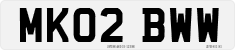 License plate of the United Kingdom, 2001 year system