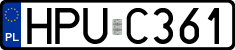 License plates of Poland, Authorities