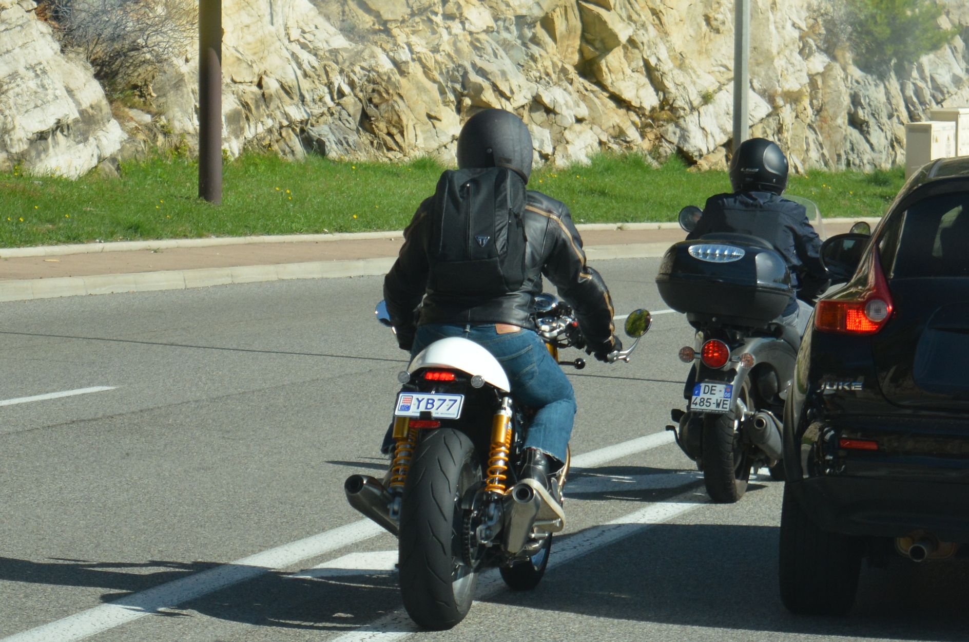 YB77, Triumph Motorcycles Thruxton 