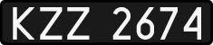 License plates of Poland, 1976 year system