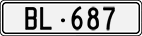 License plate of Switzerland, Cars