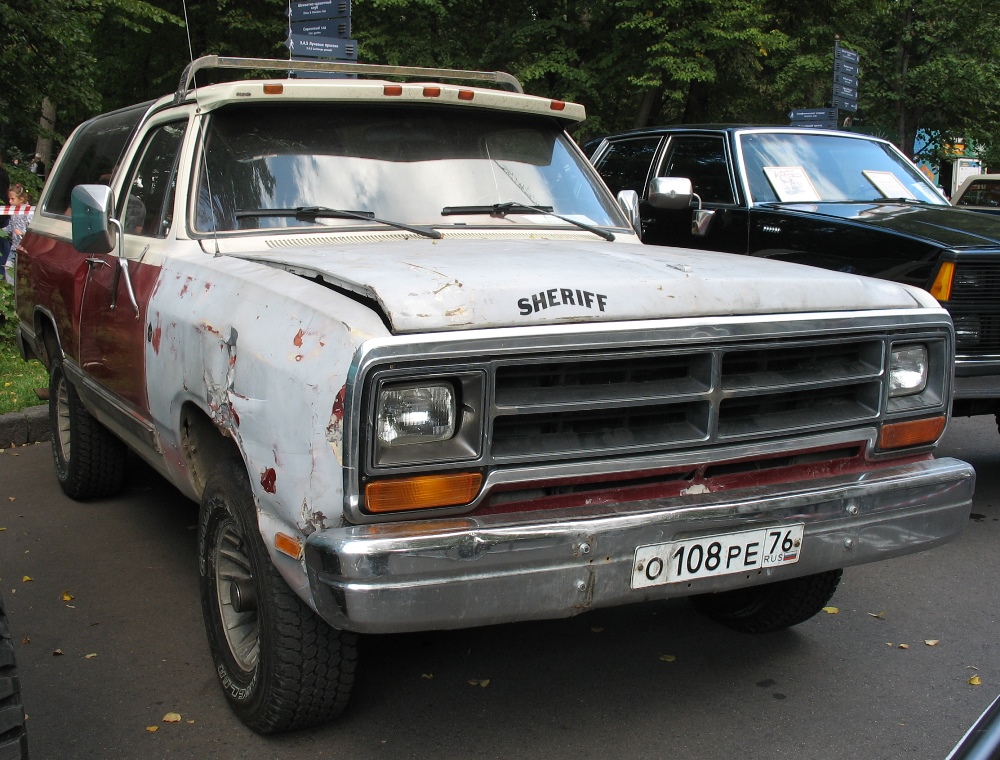 о 108 ре 76, Dodge Ramcharger 2nd gen, 1981–1993 (–1996 for MX-market)