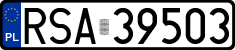 License plates of Poland, Regular car plates