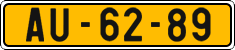 License plate of the Czech Republic, Commercial vehicles (1960)