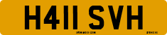 License plate of the United Kingdom, 1983 year system