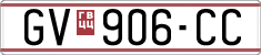 License plate of North Macedonia, Regular plates (1993)