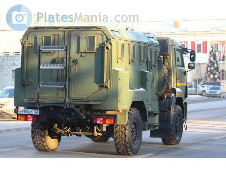 х955ес102, KamAZ 4350