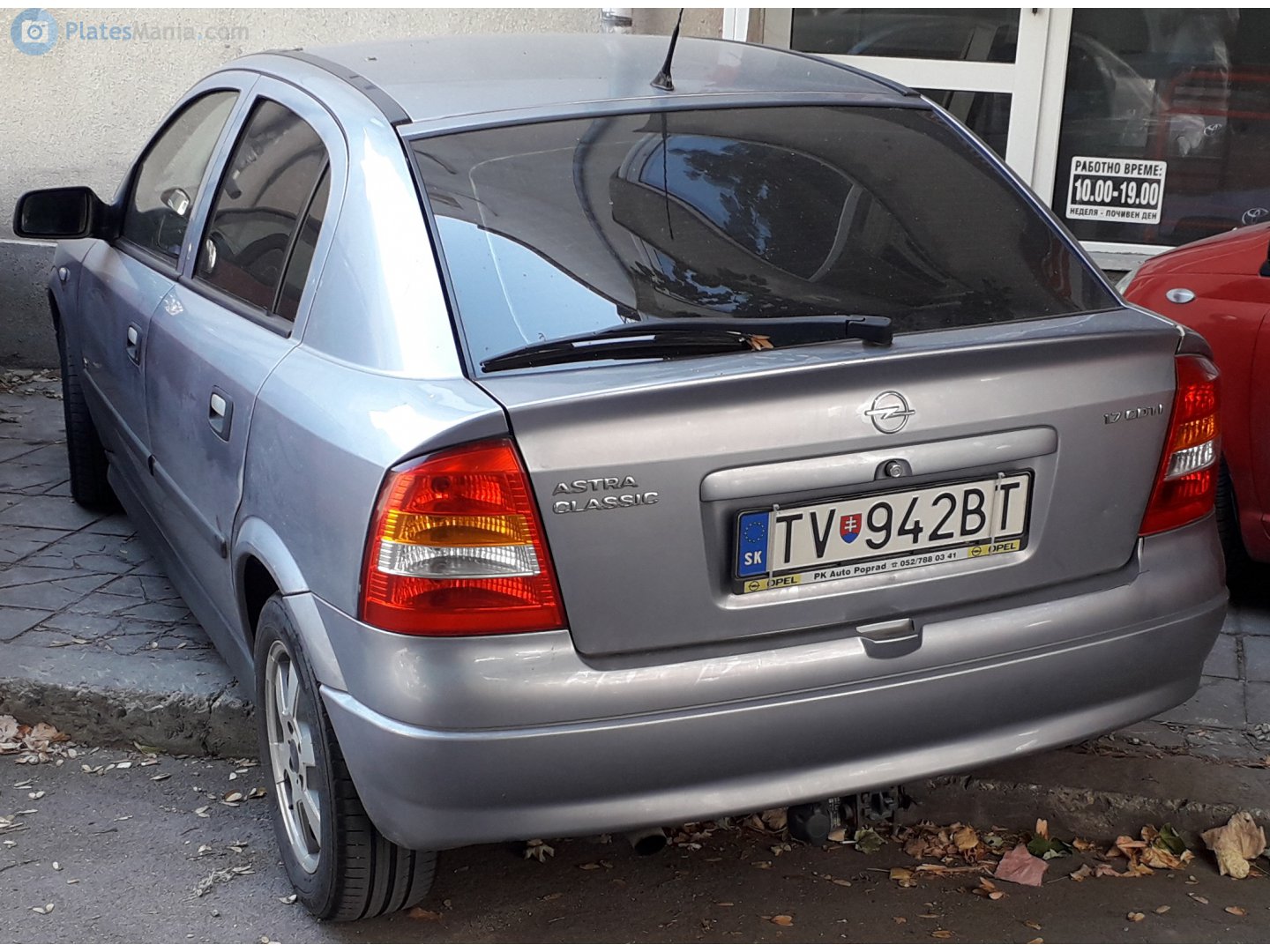 TV-942BT, Opel Astra 2nd gen 3-door Hatch (G; T98), 1998–2004
