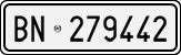 License plate of Italy, Cars (1927 year series)