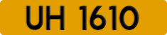 License plate of Hong Kong, AB 1234