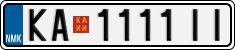 License plate of North Macedonia, Regular plates (2012)