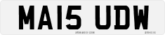 License plate of the United Kingdom, 2001 year system