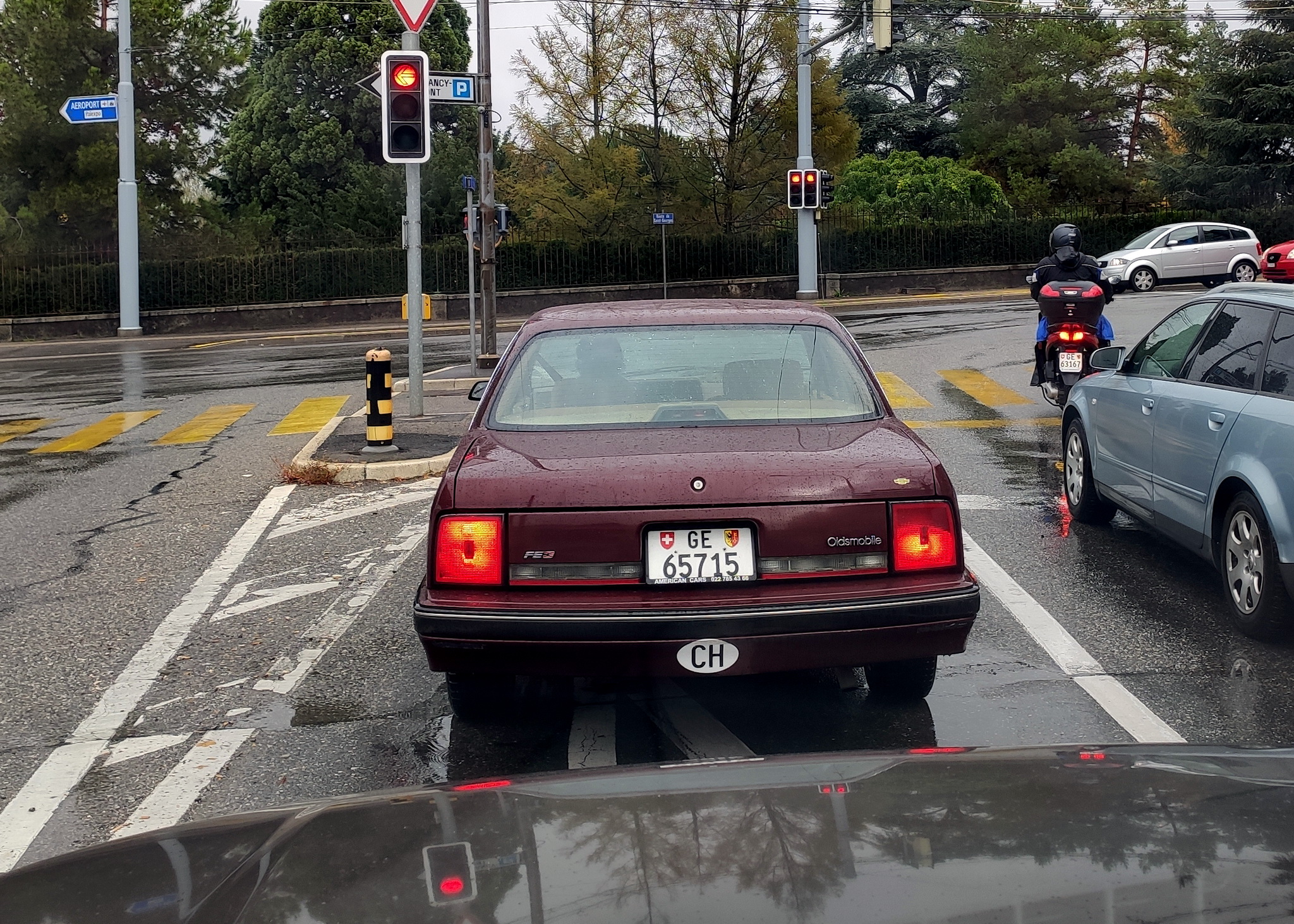 GE 65715, Oldsmobile Cutlass 5th gen Ciera Sedan, 4th facelift, 1984–1996