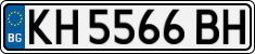 License plate of Bulgaria, Cars