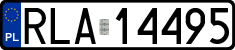 License plates of Poland, Regular car plates