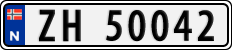 License plate of Norway, Cars