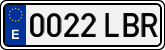 License plates of Spain, Ordinary (2000)
