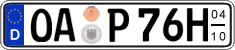 German license plate, Seasonal plates (Oldtimers)