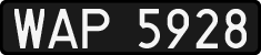 License plates of Poland, 1976 year system