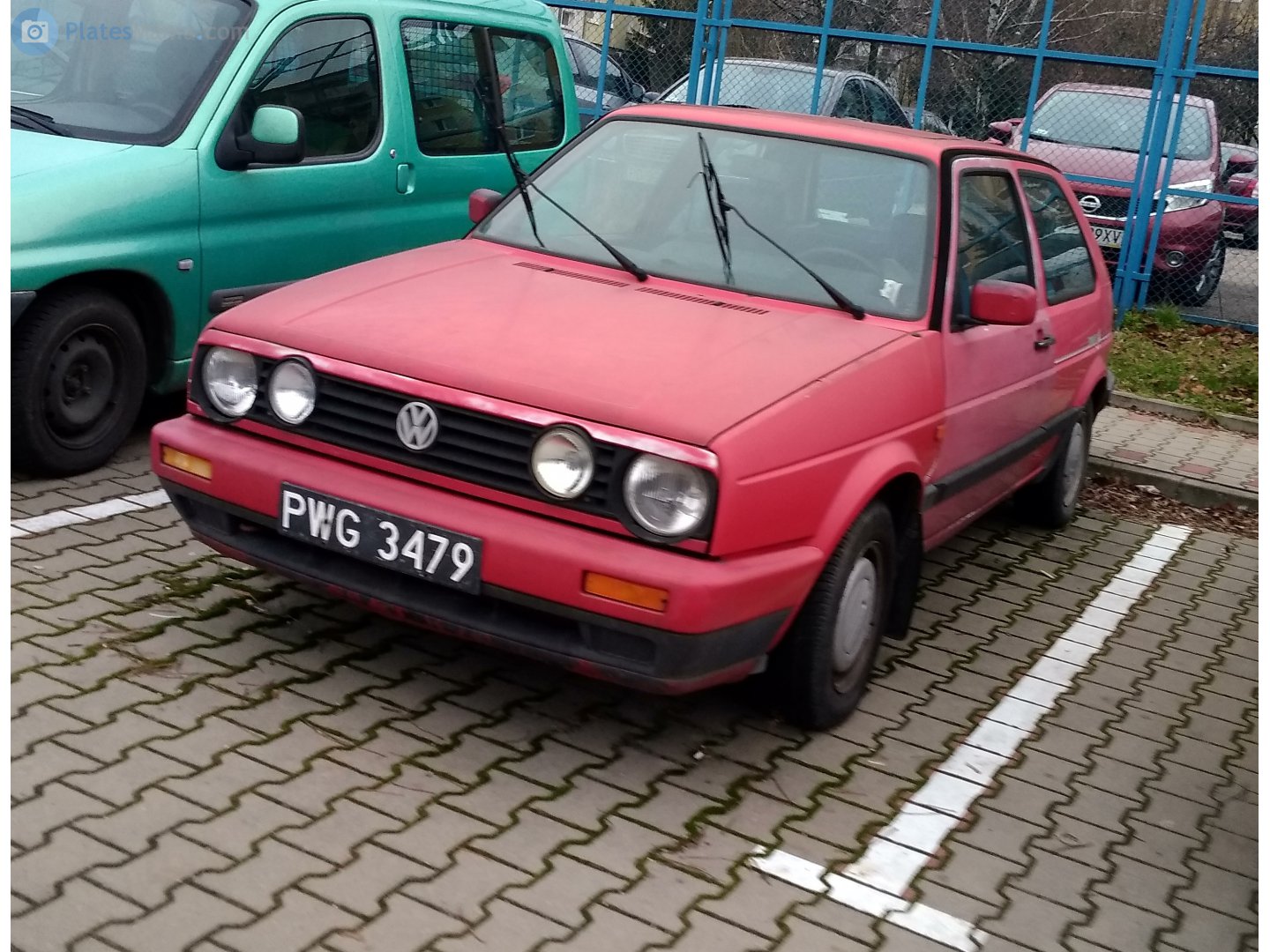 PWG 3479, Volkswagen Golf 2nd gen 3-door Hatch (19/1G), 1983–1992