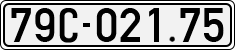 License plate of Vietnam, Cars