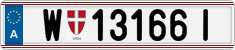 License plate of Austria, Regular plates