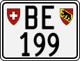 License plate of Switzerland, Motorcycles