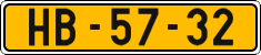 License plate of the Czech Republic, Commercial vehicles (1960)