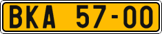 License plate of the Czech Republic, Commercial vehicles (1960)