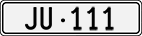 License plate of Switzerland, Cars