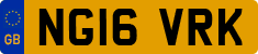 License plate of the United Kingdom, 2001 year system
