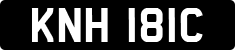 License plate of the United Kingdom, 1963 year system